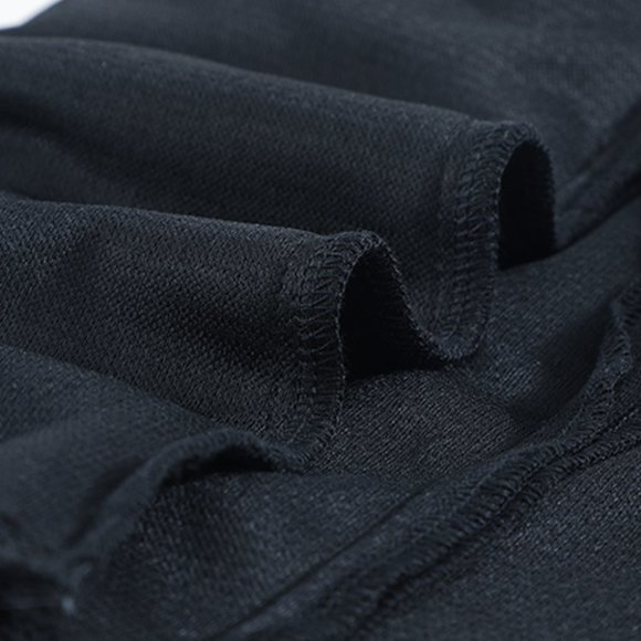 Flutter Sleeve Ruffles Lace-up Ruched Dress - Picture 9 of 13